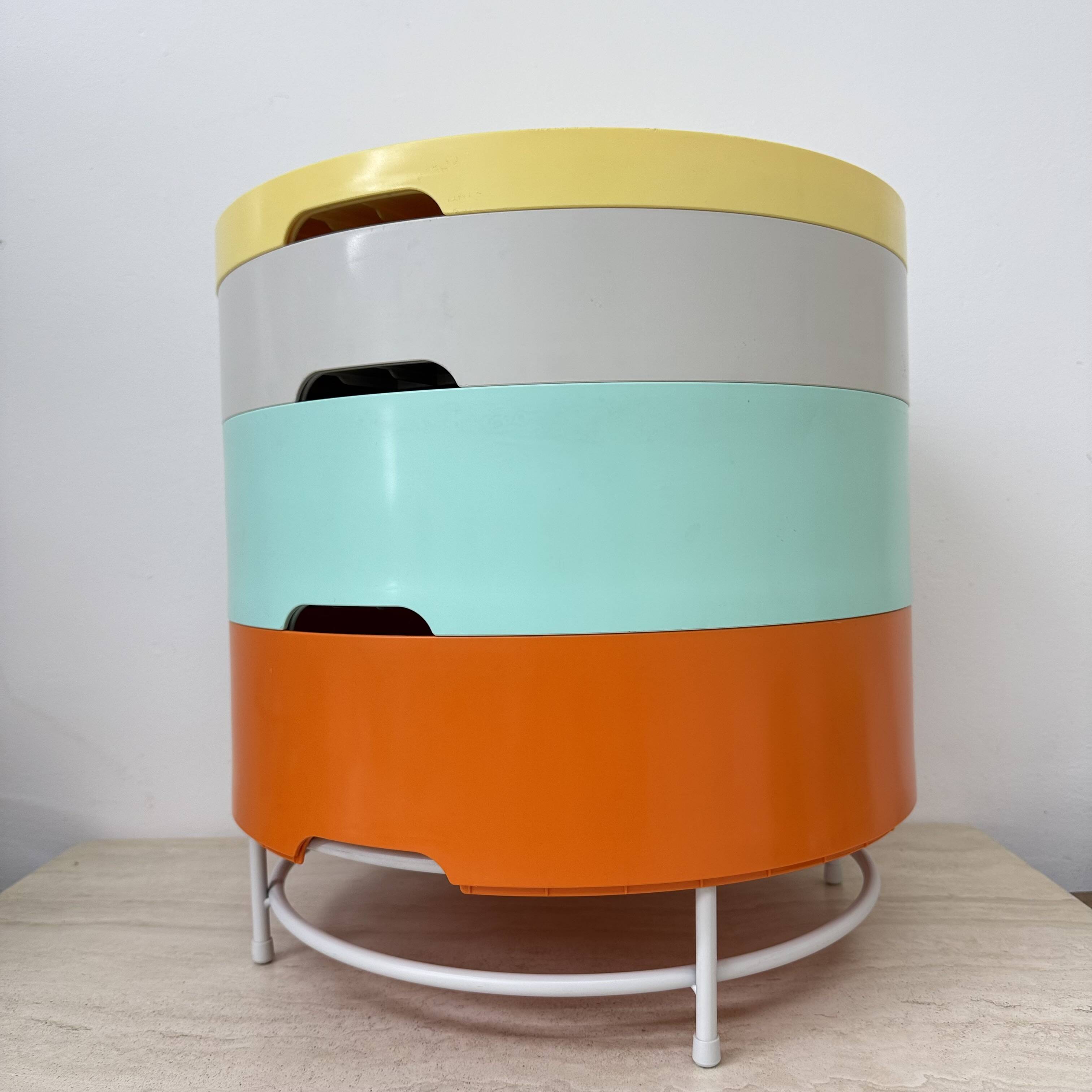 Vintage Ikea modulair side table by Richards Brill en A. Williams