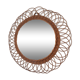 Round rattan mirror 50cm
