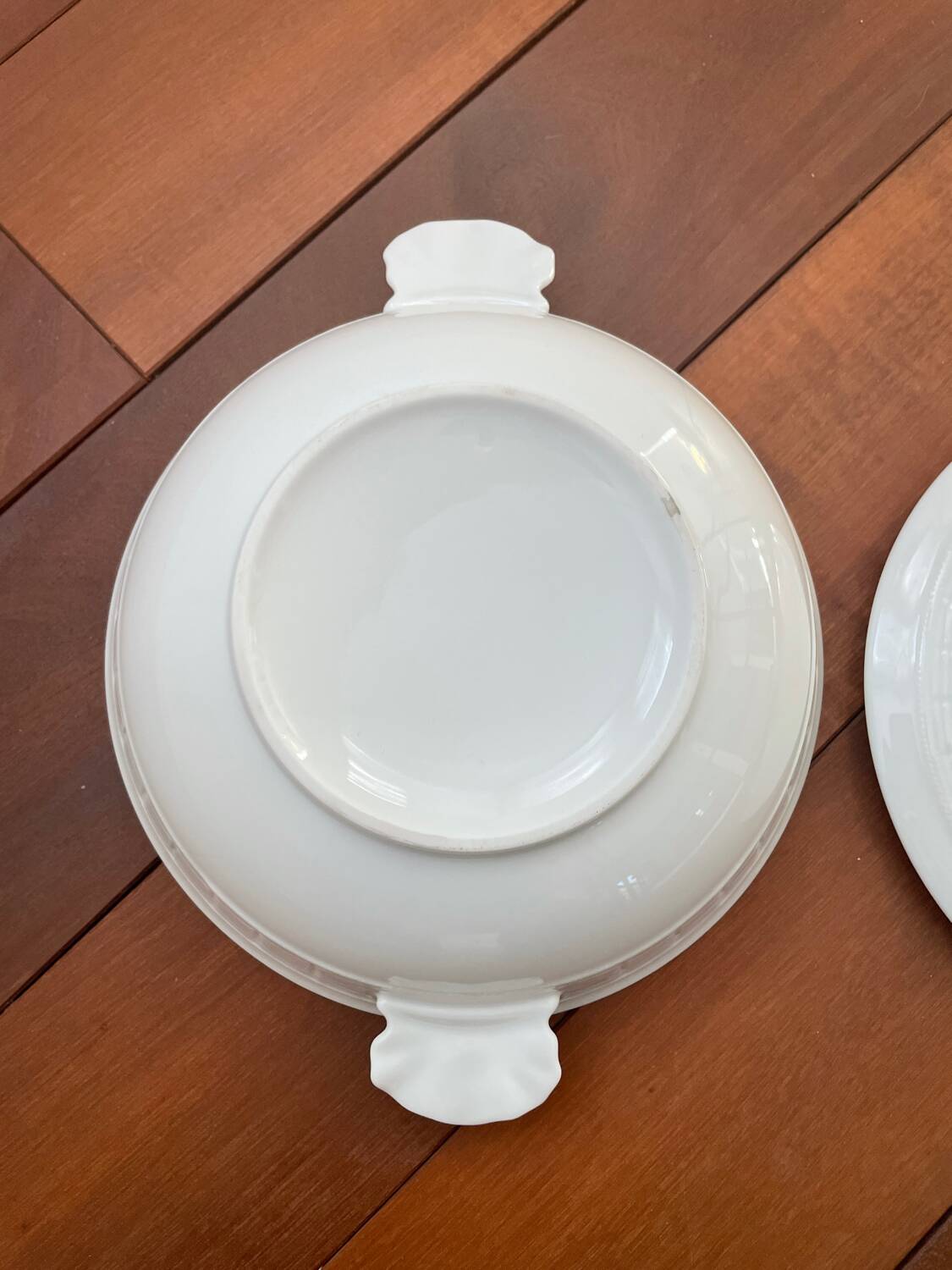 Légumier 26 cm porcelaine blanche