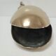 Zoomorphic ashtray massive brass whale 70s