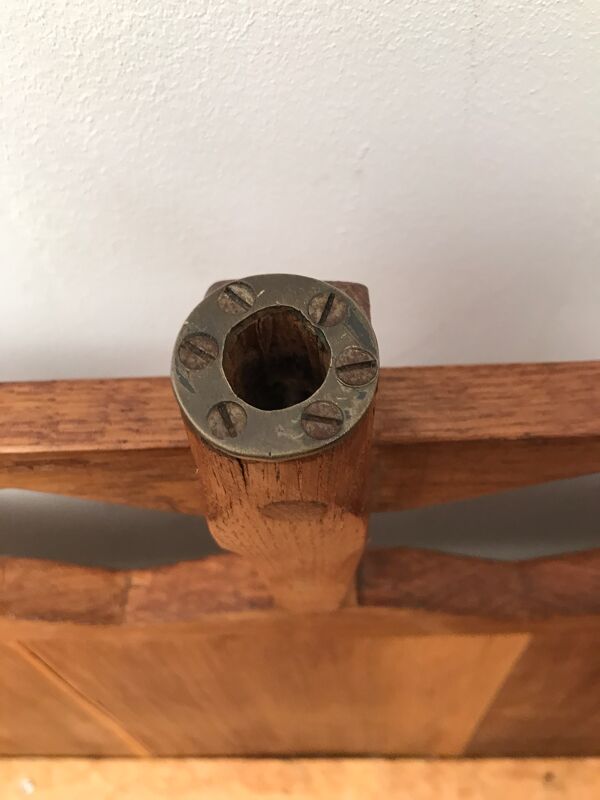 Lit berceau roulette en bois années 40-50