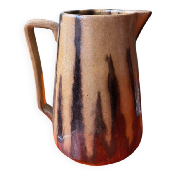 Carafe vase Fat lava Louis Martin 60 70 grès émaillé