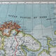 Carte ancienne Russie Suède Norvège 49x37,5cm
