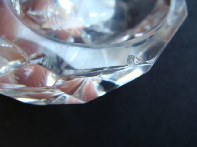 oval crystal salt cellars
