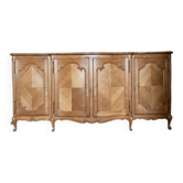 Grand buffet enfilade de prestige 4 portes – Marqueterie – Style Louis XV /