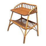 Bout de canapé rotin