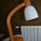Vintage pine articulated lamp