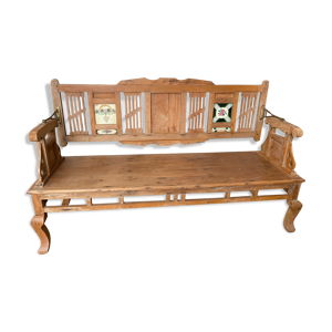 Banc indien d’antiquaire