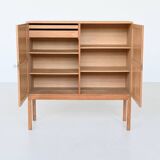 Cabinet Kurt Ostervig en chêne A/S Randers Danemark 1960