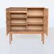 Kurt Ostervig cabinet in oak A/S Randers Denmark 1960