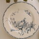 Plate Luneville Marguerite motif