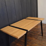 Table in solid oak and metal PI01