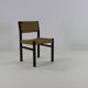 Ensemble de quatre chaises de salle à manger en bois wengé par Arnold Merckx pour Fristho Holland