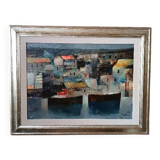 Oil painting on canvas - Marine - 1976 Lido Bettarini canvas 70x50 cm