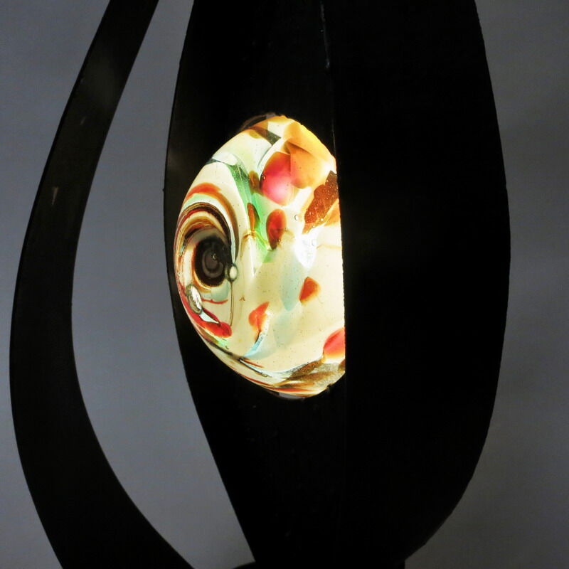 Lamp sculpture brutaliste circa 1960