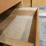 Lowboard sideboard from Braakman DB02 birch series loop legs for Pastoe