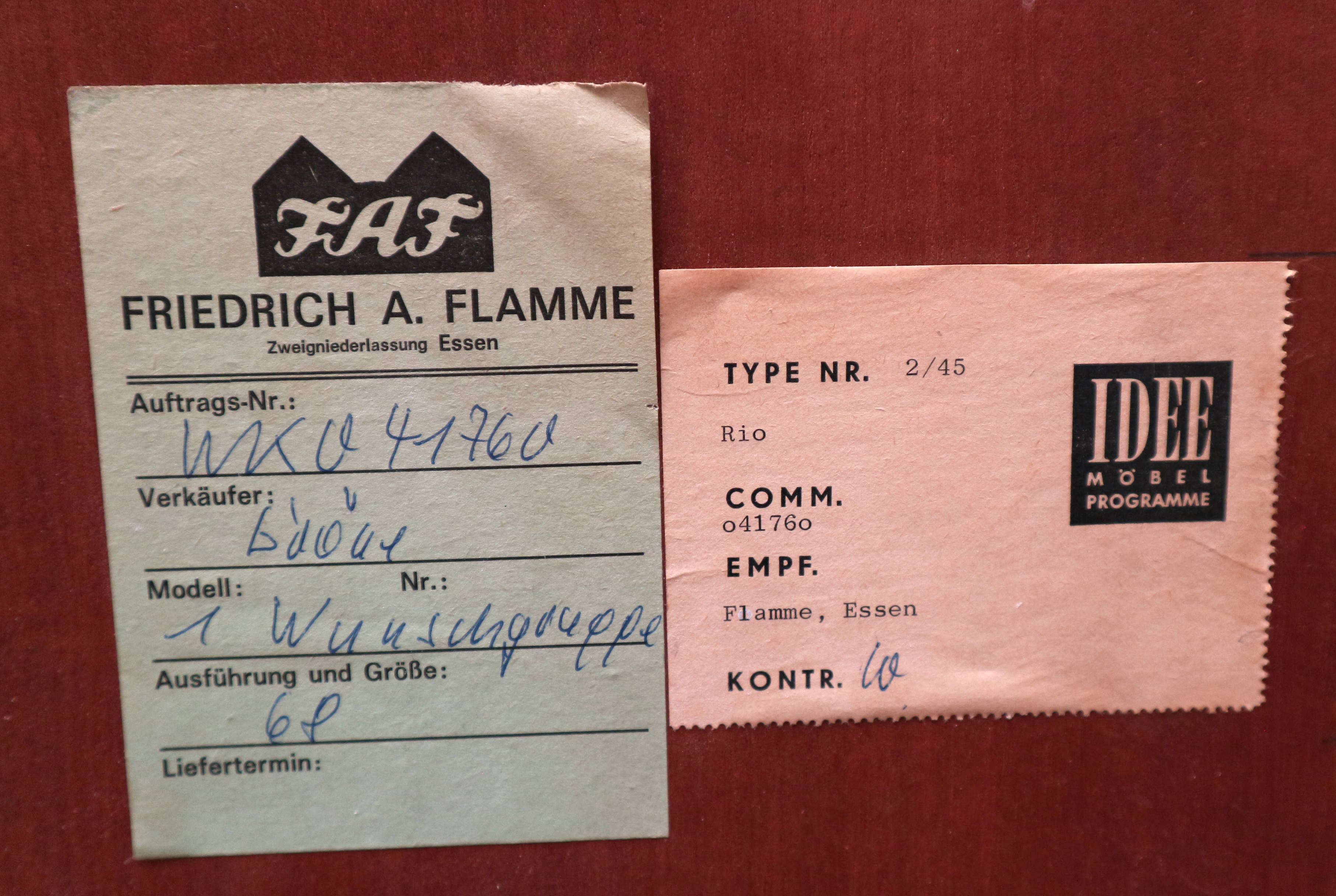 Vintage rosewood modular wall system from IDEE Möbel from the 1960s