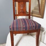 6 chaises en acajou de style Napoléon III