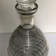 Carafon en verre strié