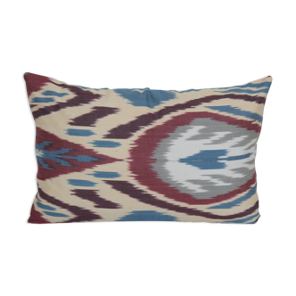 12" x 18" ikat lumbar cushion, decorative throw pillowcase, throw ikat pillow, sofa pillow