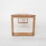 Ate van Apeldoon Pinewood bench, The Netherlands 1970's