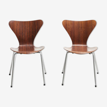 Pair of 'Series 7' Dinning Chairs by Arne Jacobsen for Fritz Hansen, Denmark - 1955