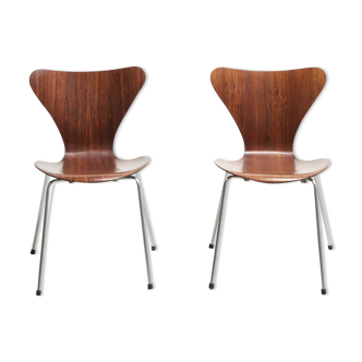 Pair of 'Series 7' Dinning Chairs by Arne Jacobsen for Fritz Hansen, Denmark - 1955