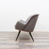 2.5-seater cocktail sofa, 1950s. Professionally restored.