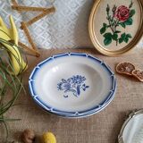 Set of two hollow plates Sarreguemines Canebiere vintage