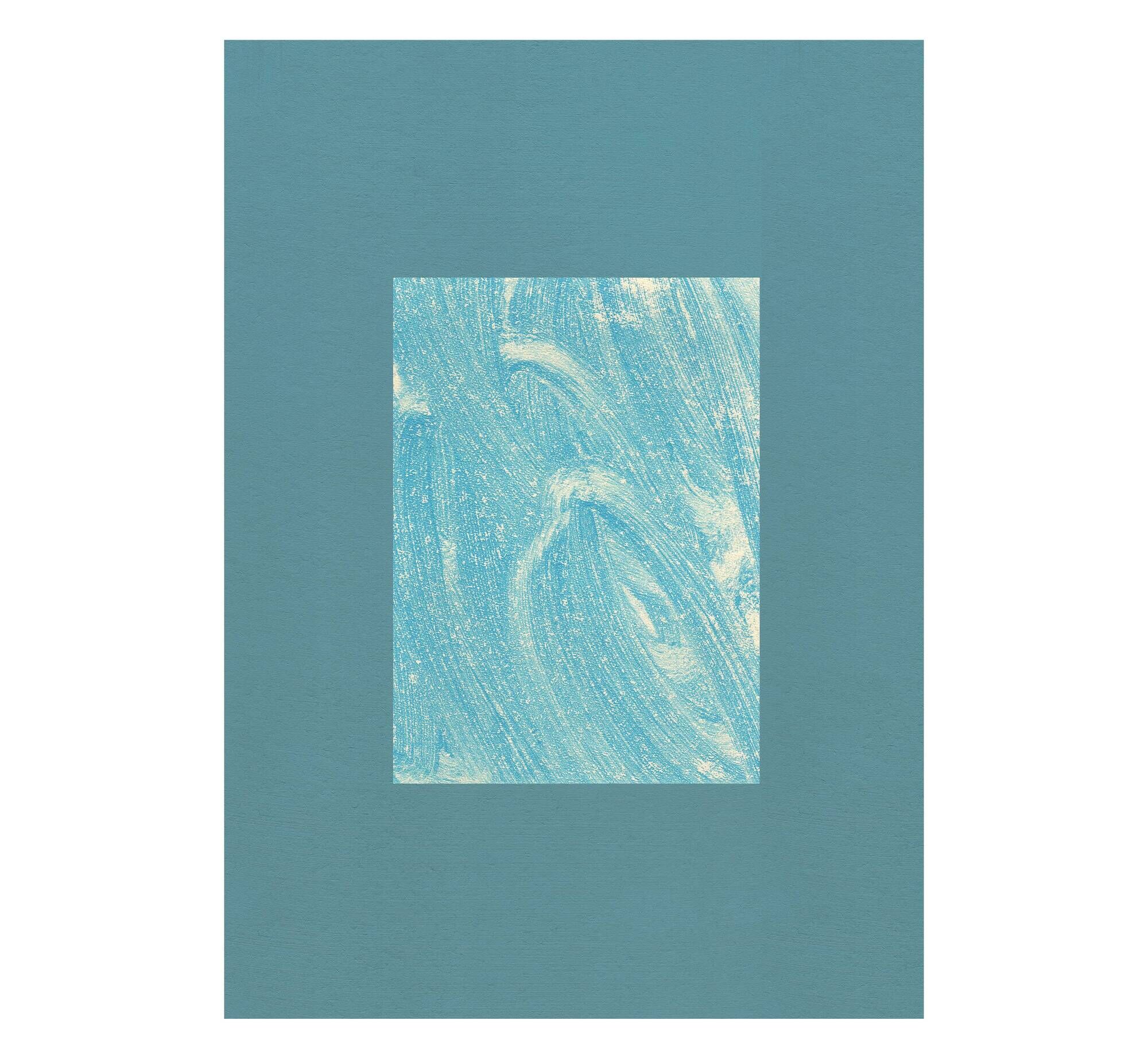 art print after an abstract painting signed Eawy