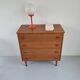 Commode teck 1960