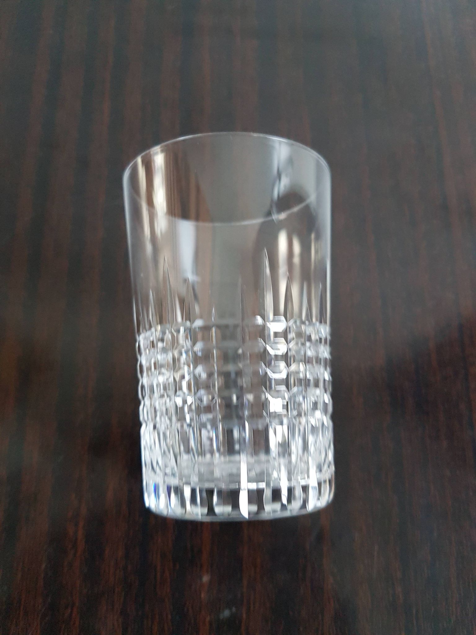 8 glasses whiskey (or glasses), Baccarat Crystal, model Nancy