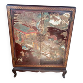 Cabinet de bar d'esprit chinois, années 1970