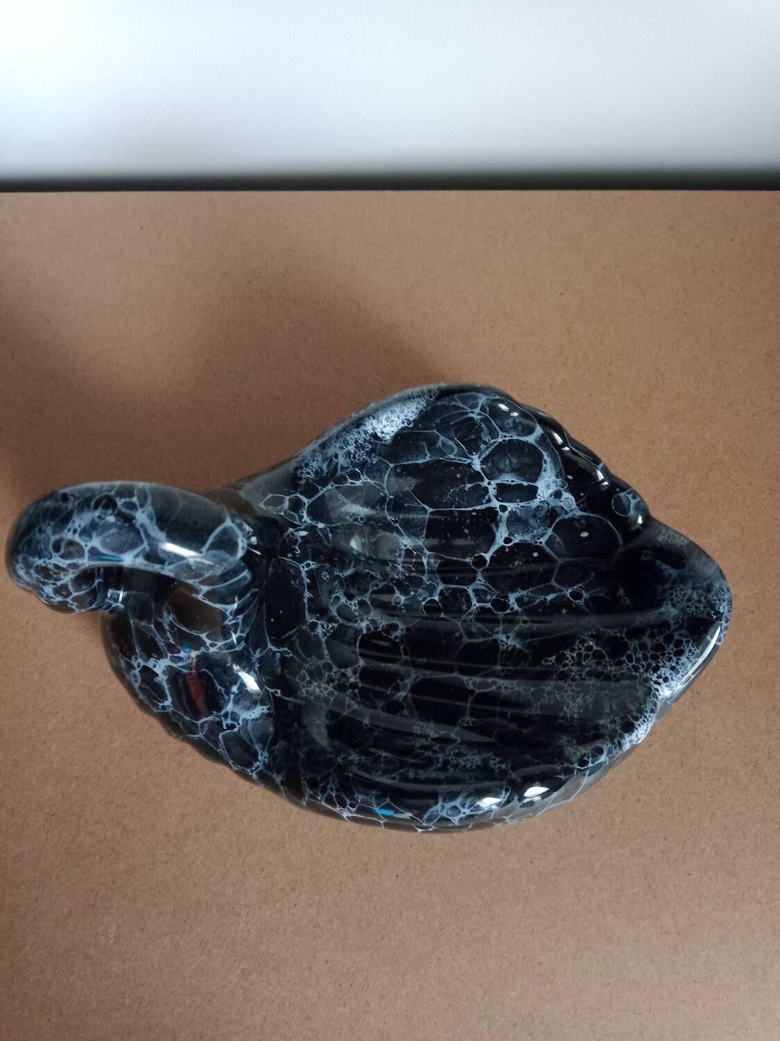 Vintage zoomorphic swan soap dish