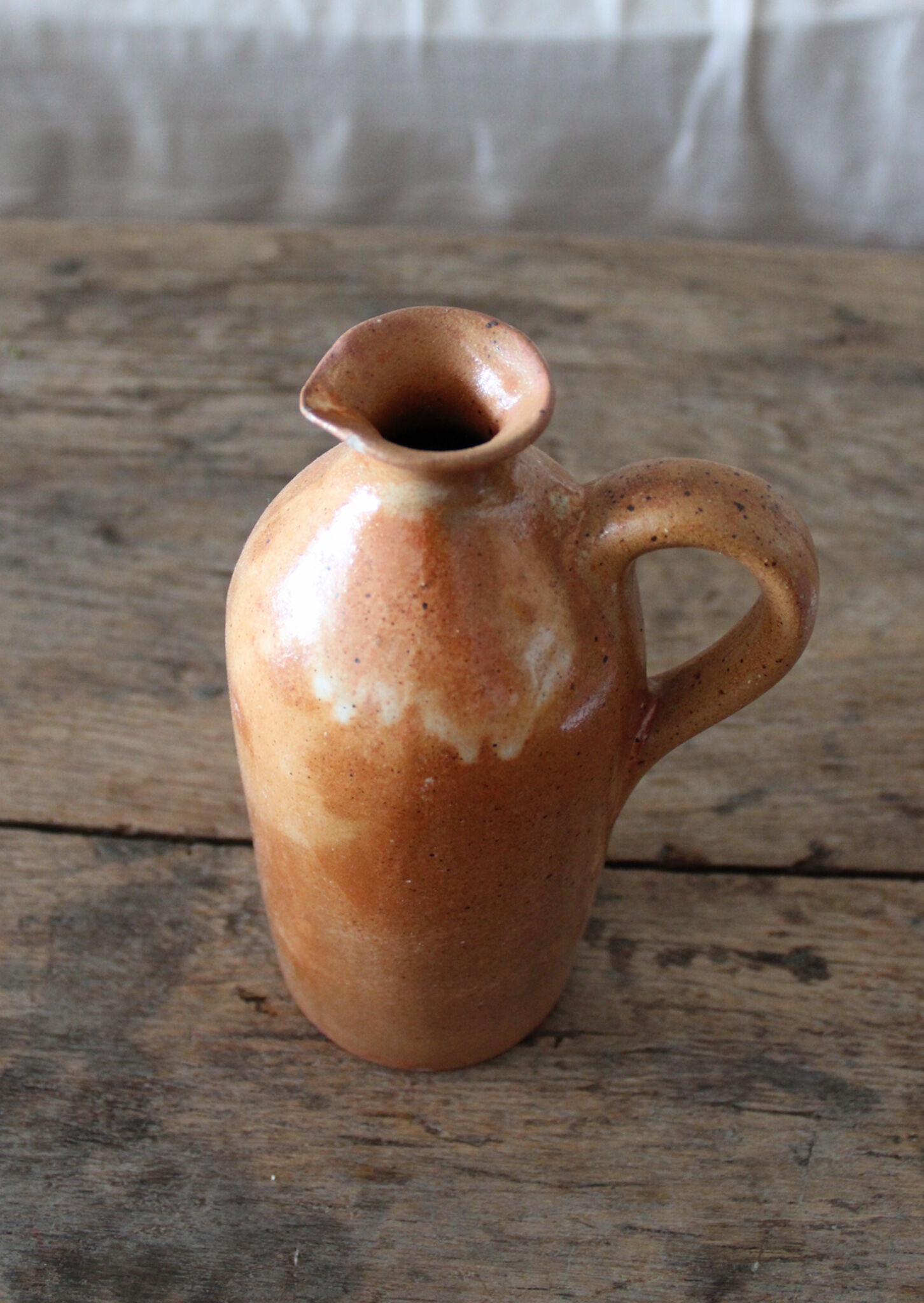 Stoneware pitcher