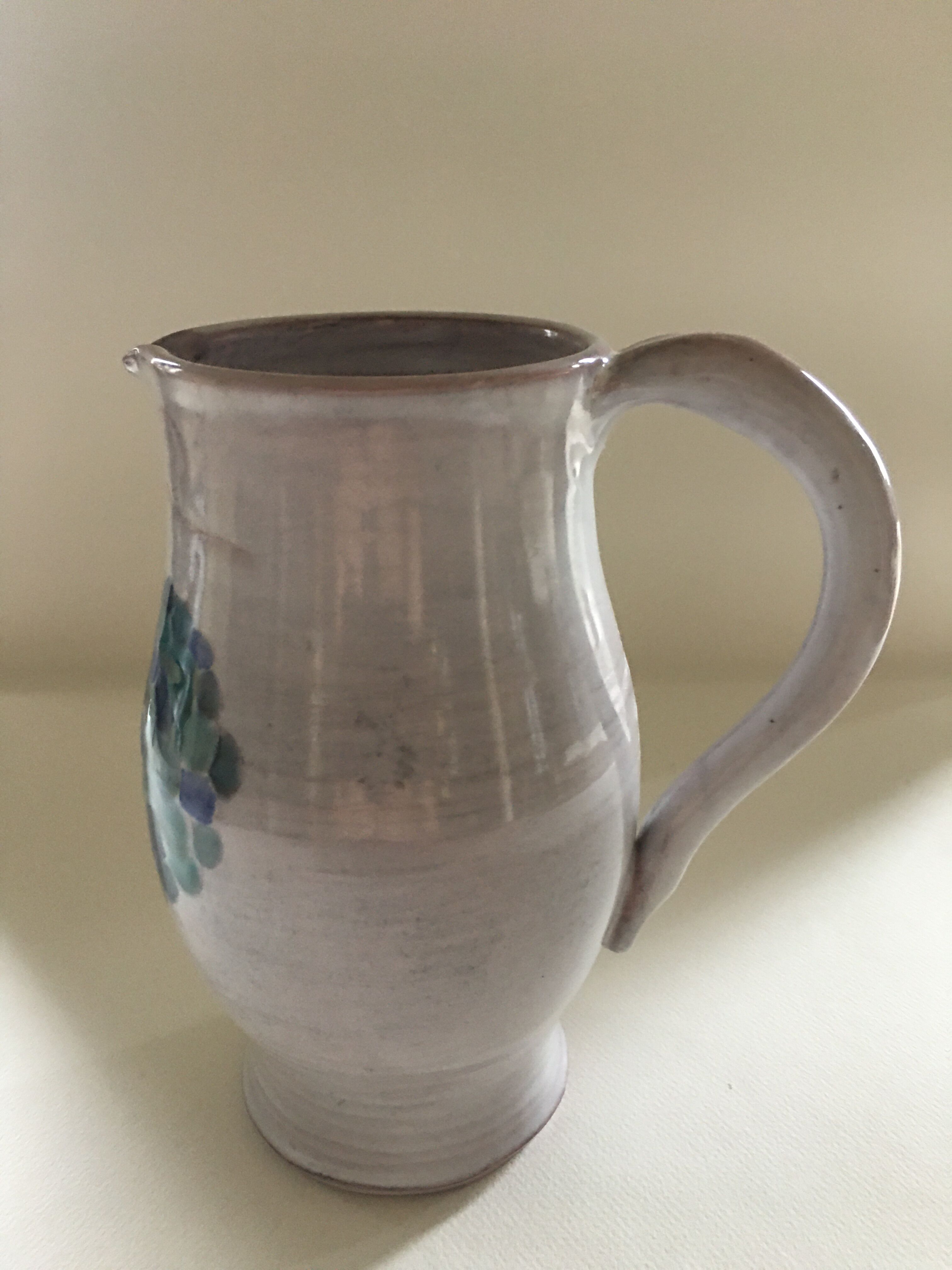 Ceramic pitcher of the Cloutier brothers