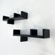 Black Snake shelf by Adriano Baldanzi & Alessandro Novelli for Casamania