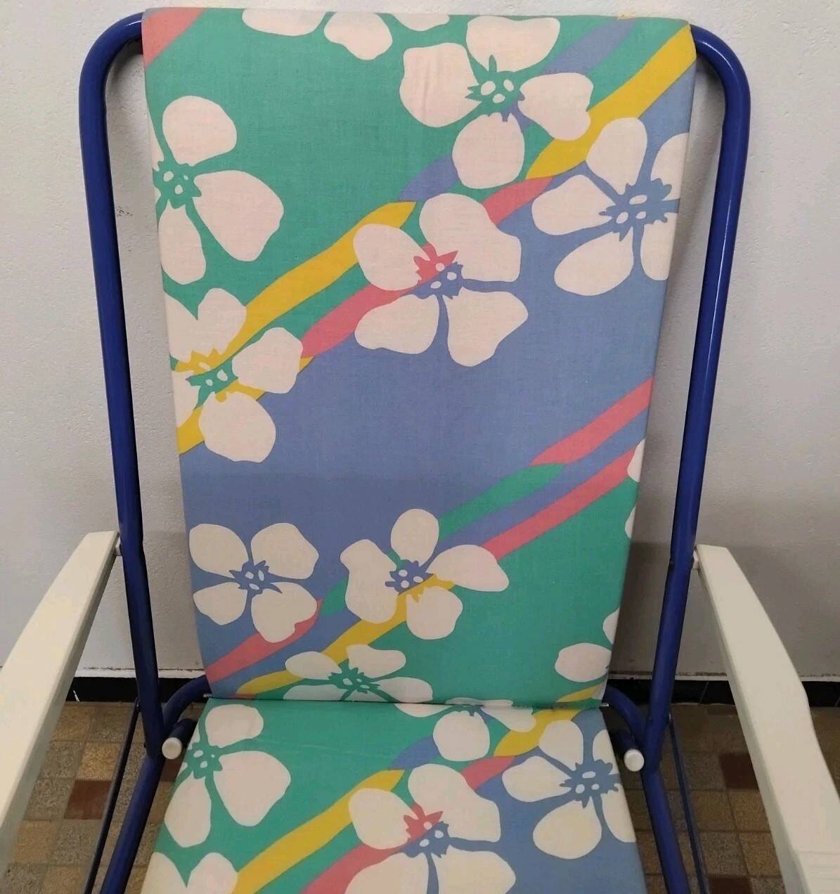 Pair of Vintage Lafuma Folding Camping Chairs