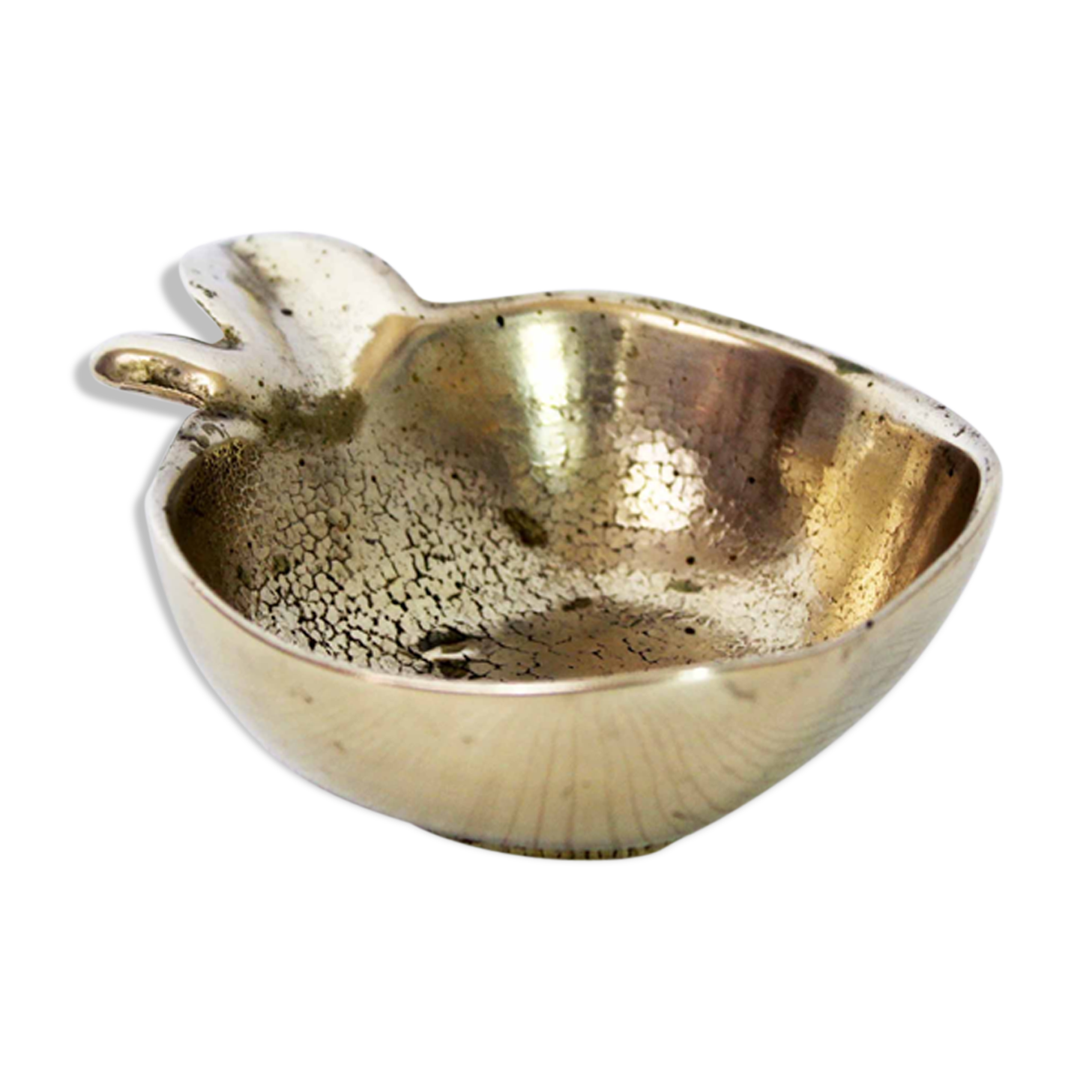 Apple bronze trinket bowl 1960