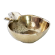 Apple bronze trinket bowl 1960