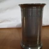 Baby Whiskey double jigger in pewter