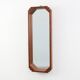 Geometric octagonal wooden Art Deco mirror, Italy ca. 1925