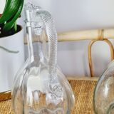Carafe en verre soufflé