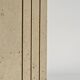 Travertine and parchment lamp, Italy, circa 1970