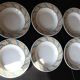Set of 6 plates from the New Givors Earthenware Factory "Gisèle"