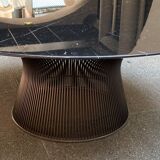 Table basse par Warren Platner - Edition limitée Knoll bronze 2020