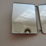 Triptych barber mirror from the 50s and 60s