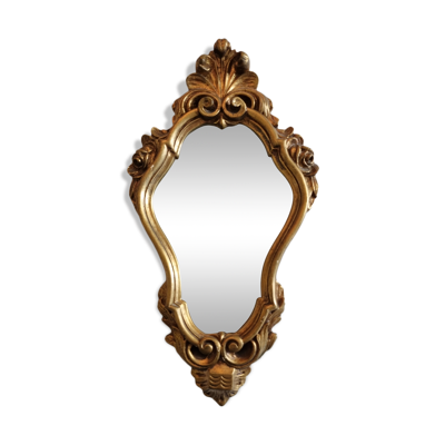 Miroir coquille de style Louis XV Bernardini 44 cm