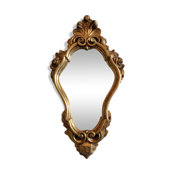 Louis XV style shell mirror, Bernardini, 44 cm