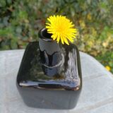 Black Cubic Vase